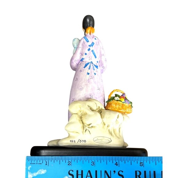 Anna Perenna, P. Buckley Moss Sculpture Collection Limited Edition Set W/ Boxes - Picture 7 of 16